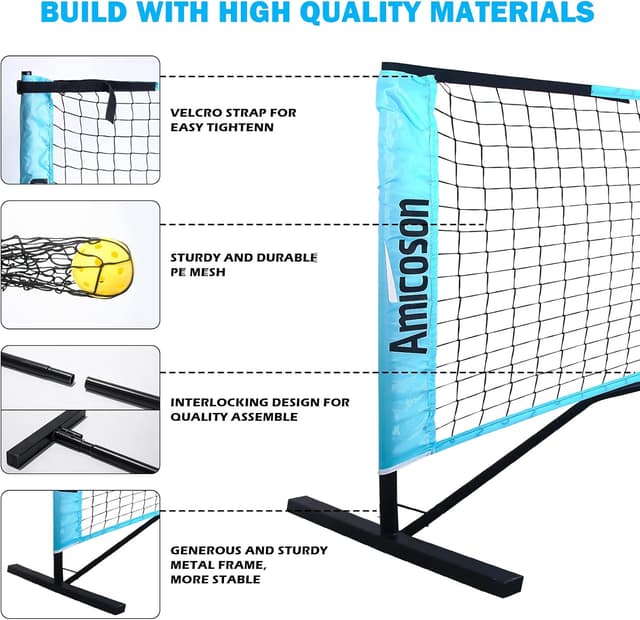 Thumbnail 2 de Amicoson Filet de Pickleball 22FT