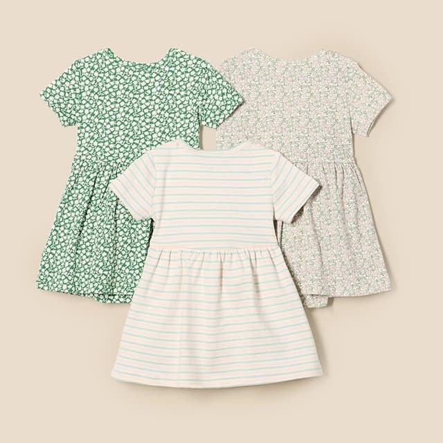 Thumbnail 2 de Amazon Essentials Vestido body 0-3 meses, pack 3