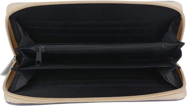 Detalle 2 de Portafoglio donna gufo blu grigio 19 cm