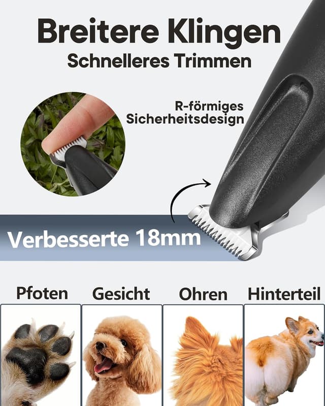 Thumbnail 1 de FURBONA Pfotentrimmer 18 mm Schwarz