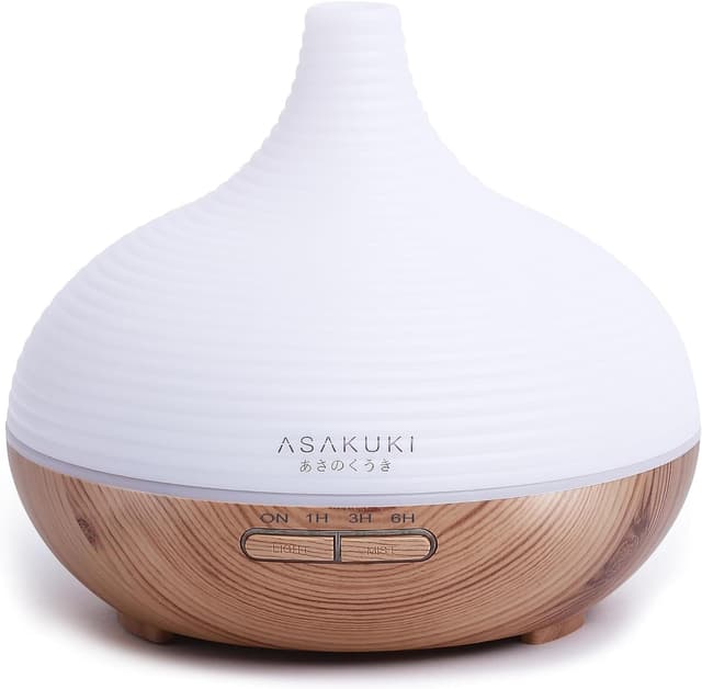 Detalle de ASAKUKI 300ml Essential Oil Diffuser