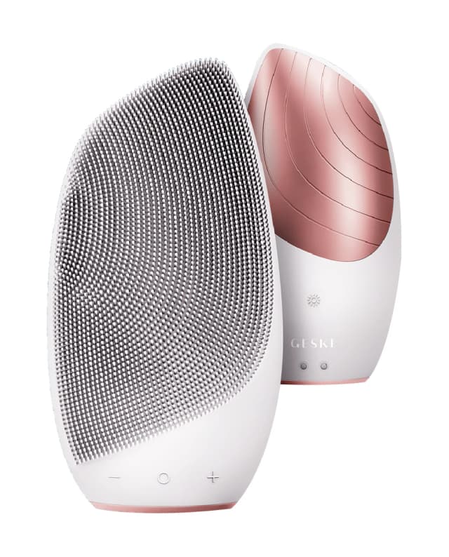 Imagen de Geske Dispositivo Facial Sonic Thermo Brush 6 en 1 White Rose Gold en OfertitasTOP
