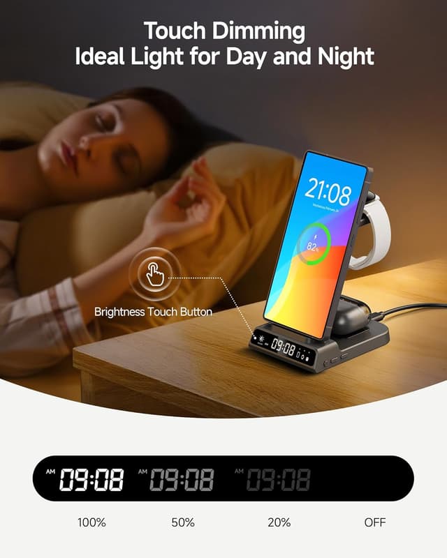 Thumbnail 3 de leQuiven Caricatore Wireless 3‑in‑1