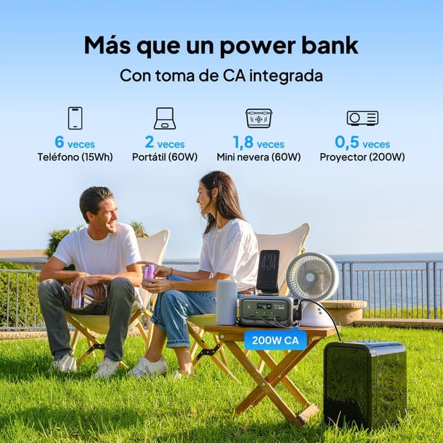 Detalle 2 de BLUETTI Elite 10 Mini Estación 128Wh