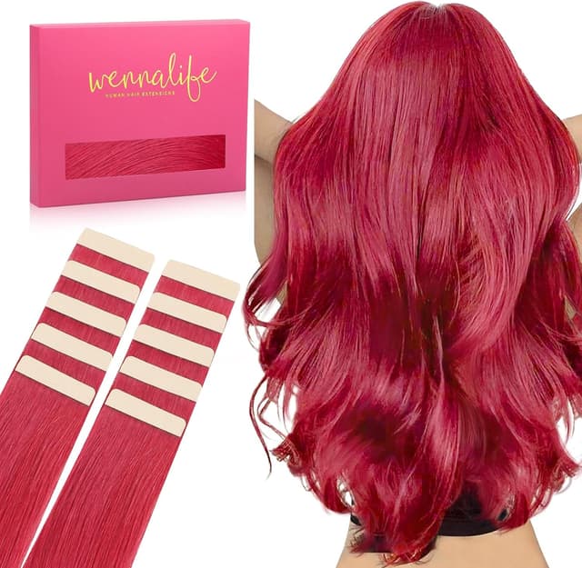 Detalle de Wennalife extension capelli badesive 10 pezzi 45 cm