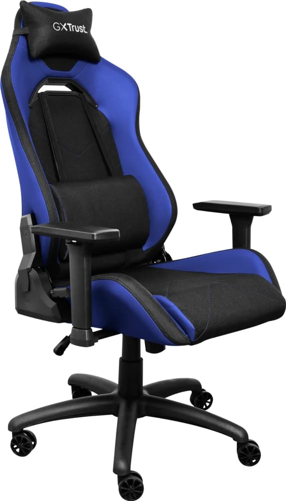 Detalle 2 de Trust GXT 714 Ruya Gaming-Stuhl Blau – verstellbar für längere Sessions