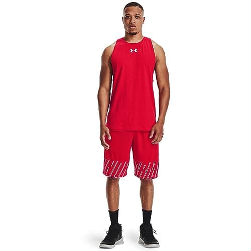 Detalle 2 de Under Armour UA Baseline Tank Rojo para Baloncesto