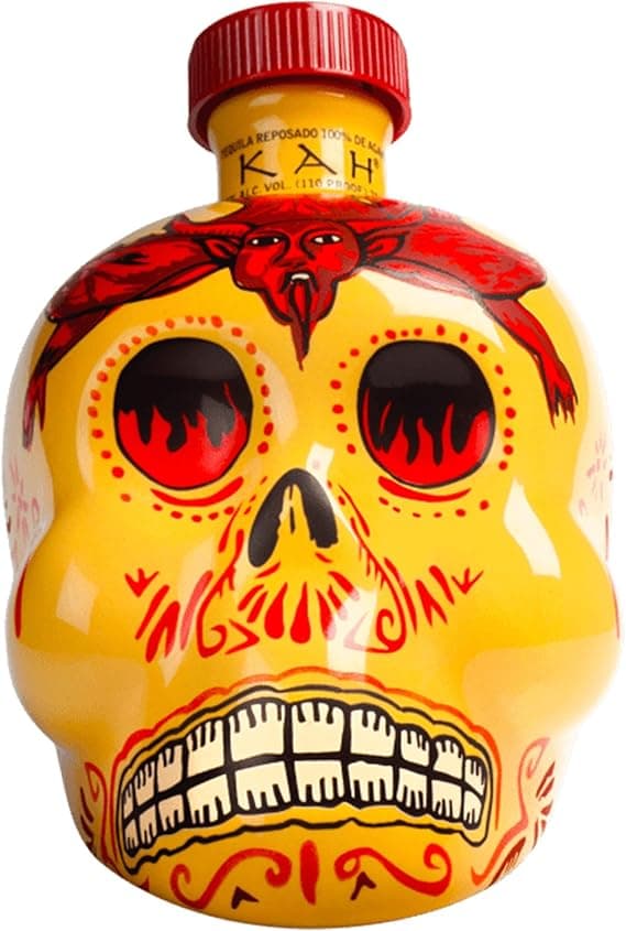 Imagen de KAH Tequila Reposado Día de los Muertos 🥃 70cl en OfertitasTOP