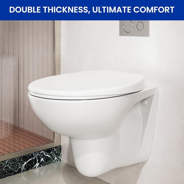 Thumbnail 1 de DERW O-shaped Soft Close Toilet Seat 🚽