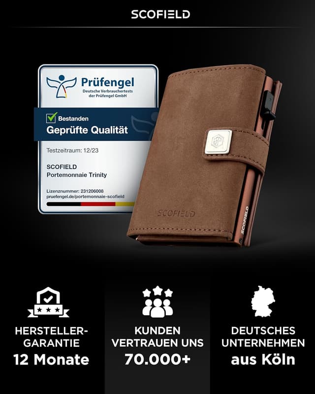 Thumbnail 5 de SF SCOFIELD Trinity Geldbörse Herren 12 Karten 👝