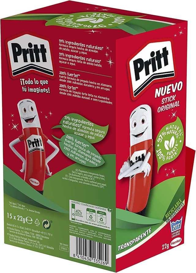 Thumbnail 1 de Pritt Stick Barra Adhesiva Infantil - Manualidades Seguras 🖍