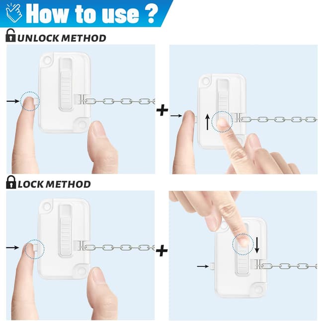 Thumbnail 4 de Window security lock for UPVC, 2 pcs