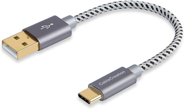Detalle de CableCreation USB C Ladekabel 15 cm 3A