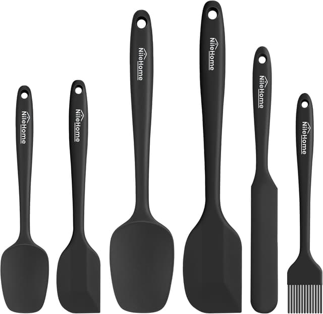 Detalle de NileHome Silicone Spatula Set 6 pieces