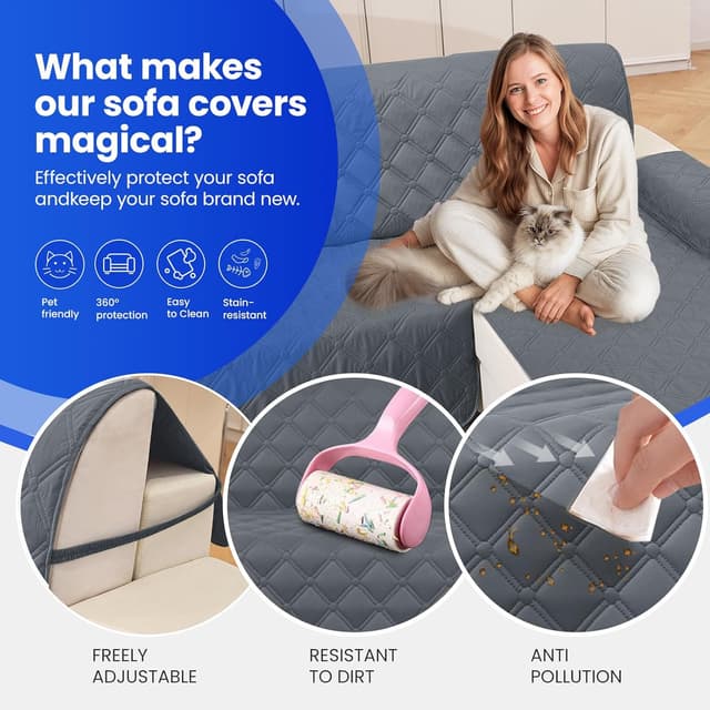 Detalle 2 de Ystyle housse canapé imperméable 2 places