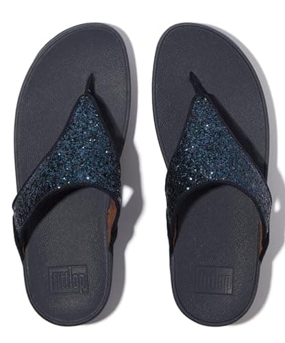 Detalle 2 de Fitflop Lulu Toe Post ✨ Sandalias Mujer Midnight Navy 40 EU