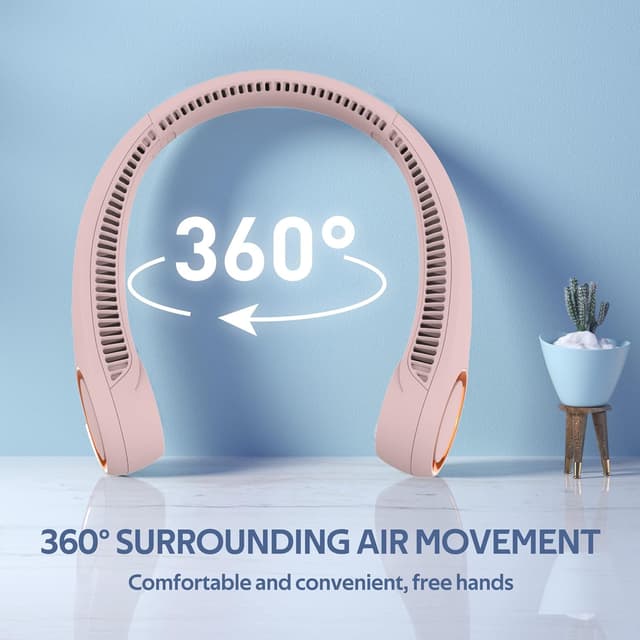 Thumbnail 1 de Portable Neck Fan 360° Bladeless with 4000mAh USB Battery