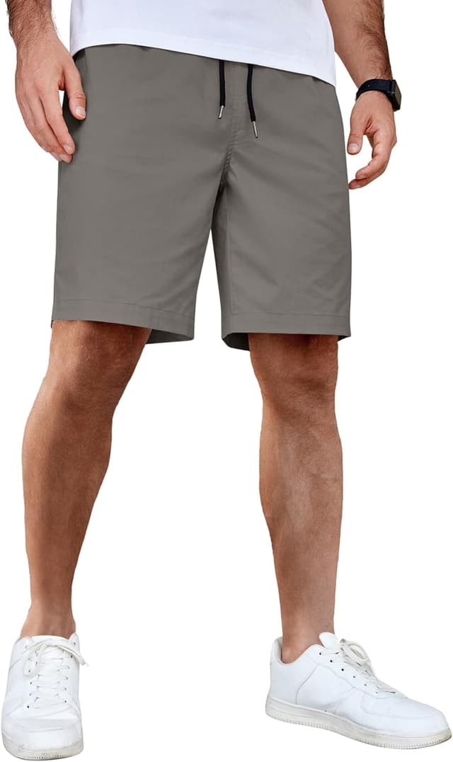 Thumbnail 6 de COOFANDY Men’s Casual Cotton Drawstring Shorts with Elastic Waist
