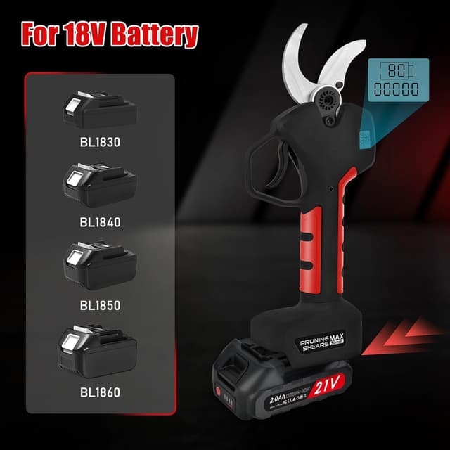 Detalle de NUZEKY forbice potatura batteria 50 mm