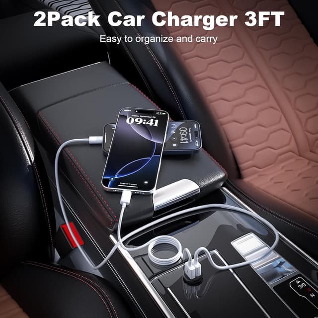 Detalle de USB A to USB C Cable 3FT 2-Pack