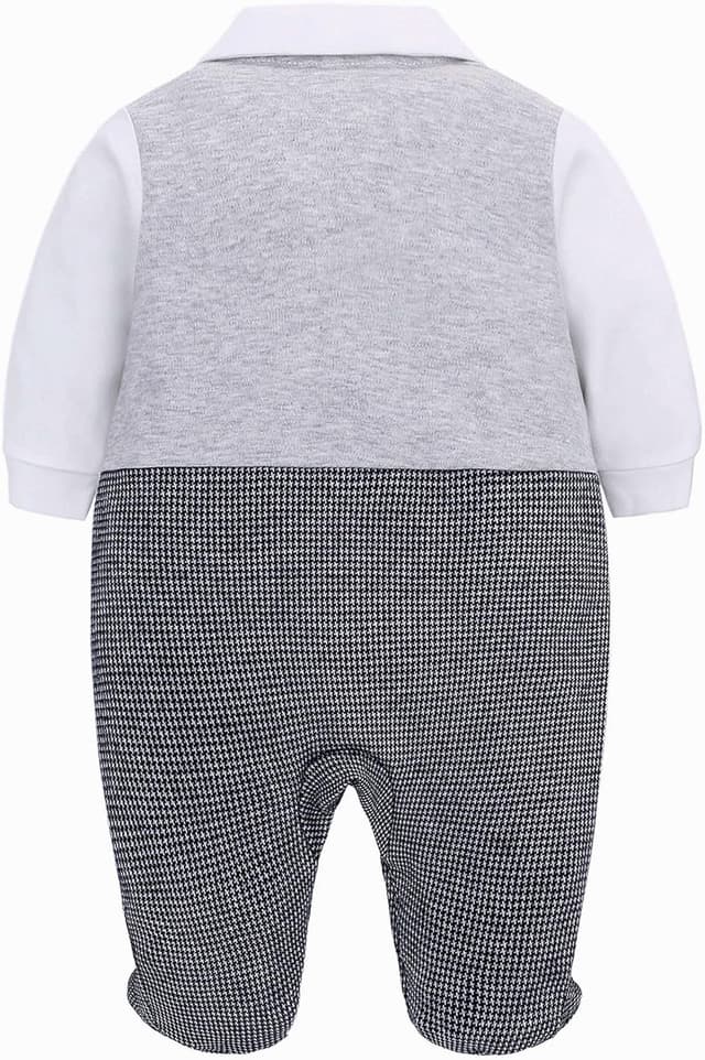 Detalle 2 de Famuka Baby Romper Infant Gentleman Bodysuit
