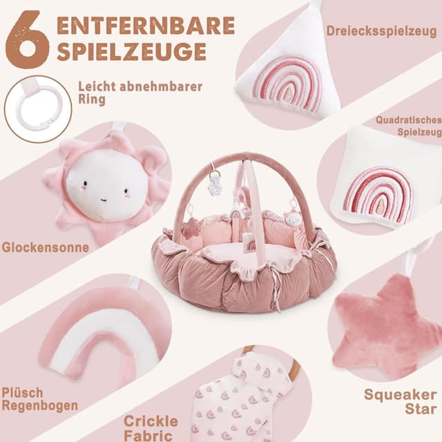 Thumbnail 4 de Mallify 5-in-1 Baby-Gym Wandelbares Spielset