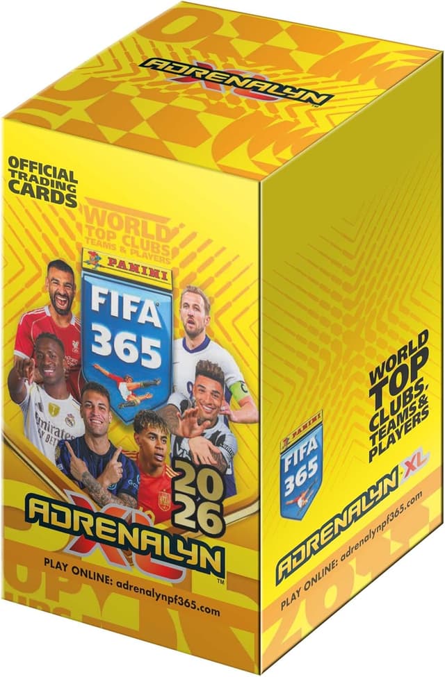 Detalle de Panini FIFA 365 2026 TCG – Boîte de 24 pochettes (144 cartes)