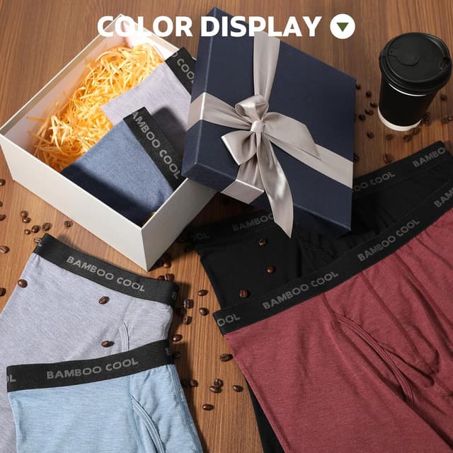 Thumbnail 5 de Bamboo Cool Men's Boxer Briefs