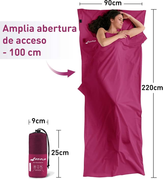 Detalle 2 de Fit-Flip Sábana Saco ultraligera 325 g