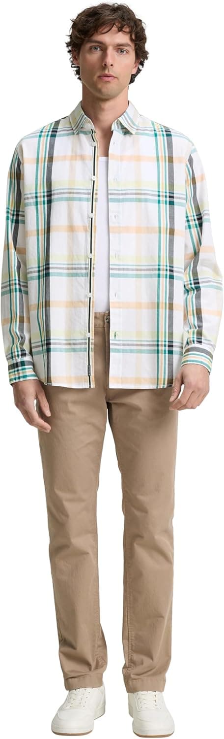 Detalle 2 de TOM TAILOR Camicia Uomo a maniche lunghe (modello 1045079)