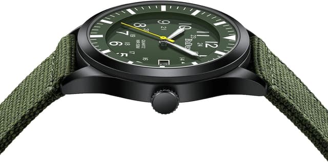 Thumbnail 4 de HANPOSH Herren Militär-Uhr mit Datum