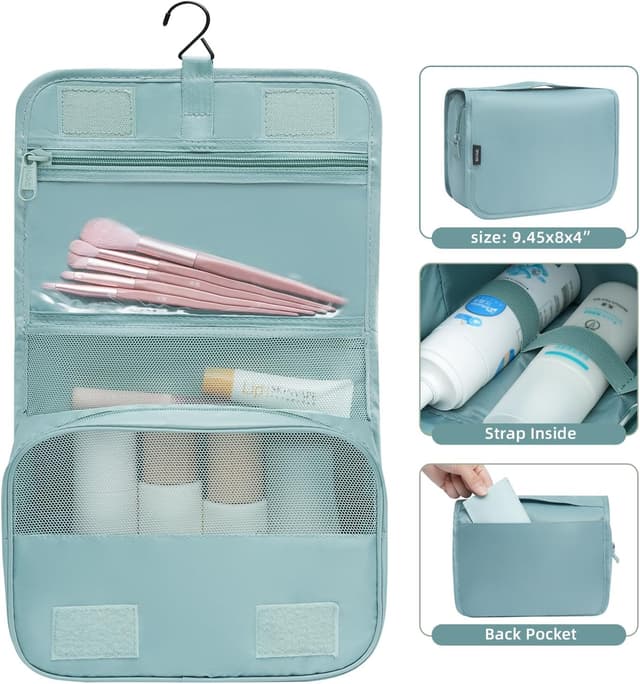 Detalle de Set 10 cubi viaggio Bagail blu polveroso