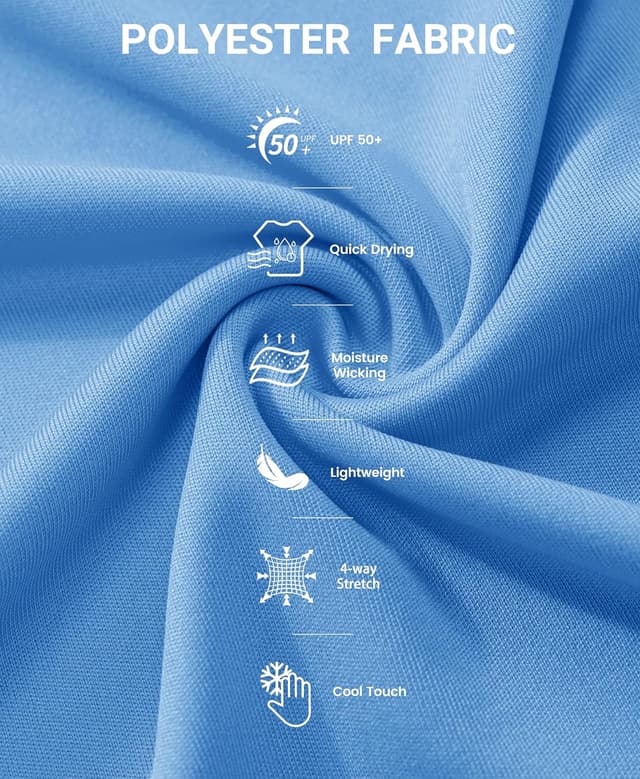 Detalle de MAGCOMSEN T-Shirt Sportiva da Uomo Rashguard UPF 50+ ad asciugatura veloce per outdoor, surf e nuoto