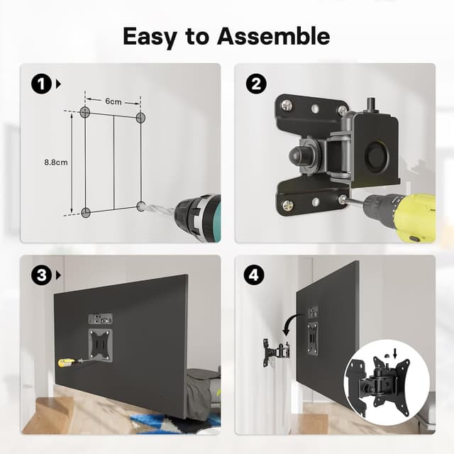 Thumbnail 4 de BONTEC TV Wall Mount Bracket 25kg