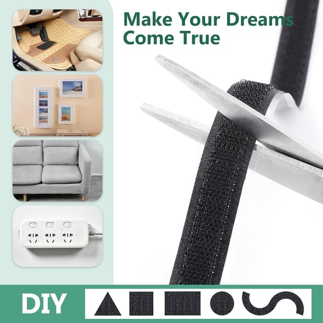 Thumbnail 2 de AiQInu Belcro Adhesivo Fuerte 8 m