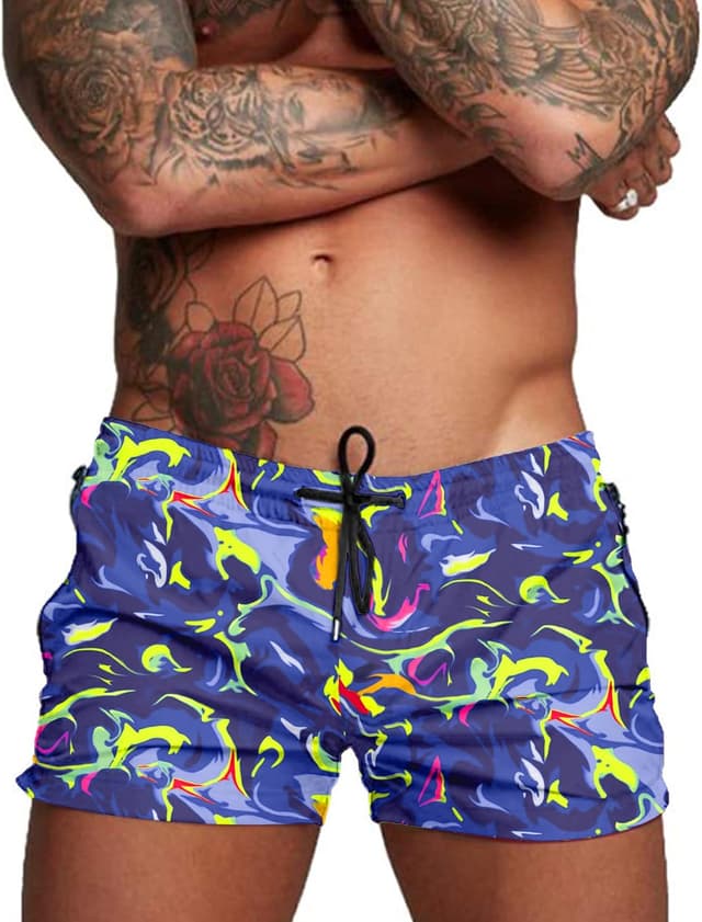 Thumbnail 6 de COOFANDY Quick-Dry Men’s Swim Trunks with Mesh Lining, Zipper Pockets & Adjustable Waist