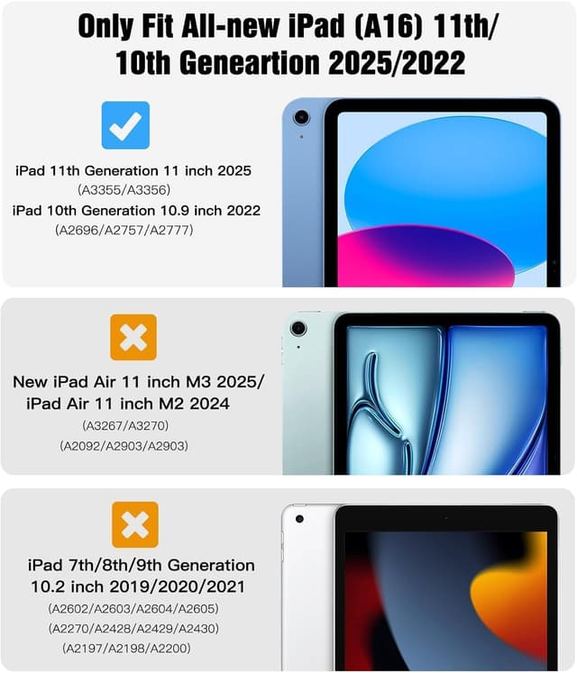 Detalle 2 de BMOUO Case for iPad 11" 360° Rotating Stand