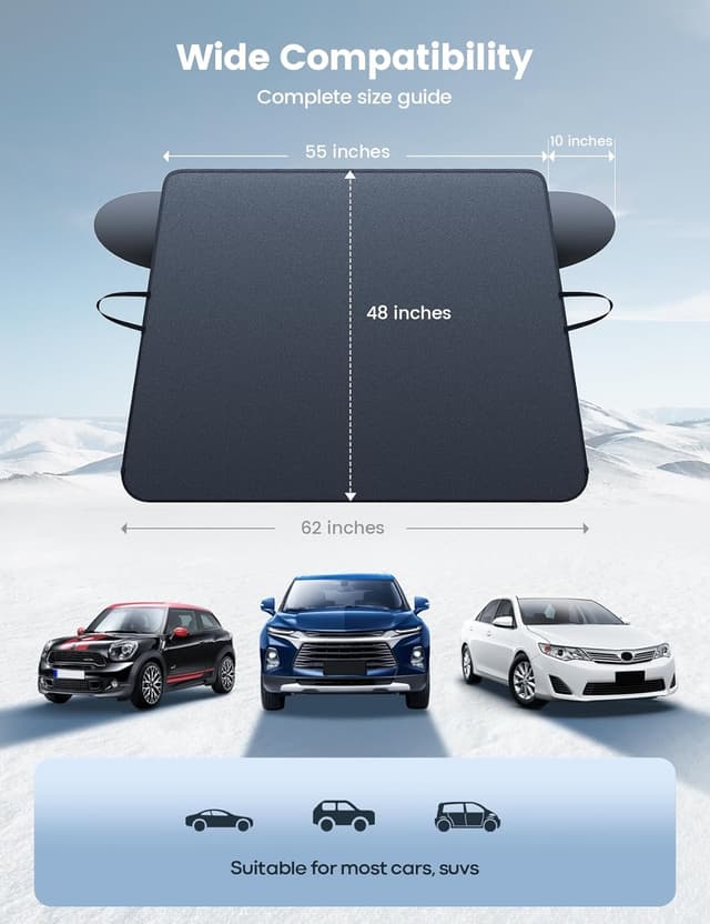 Thumbnail 4 de Lamicall Windshield Cover 62"x48"