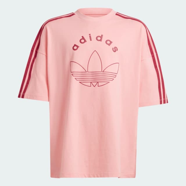 Detalle 2 de Adidas Camiseta Graphic Rosa adolescentes