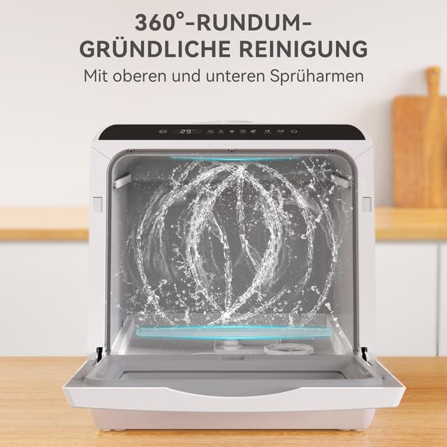 Detalle de Mini-Geschirrspüler 5 Liter Tank