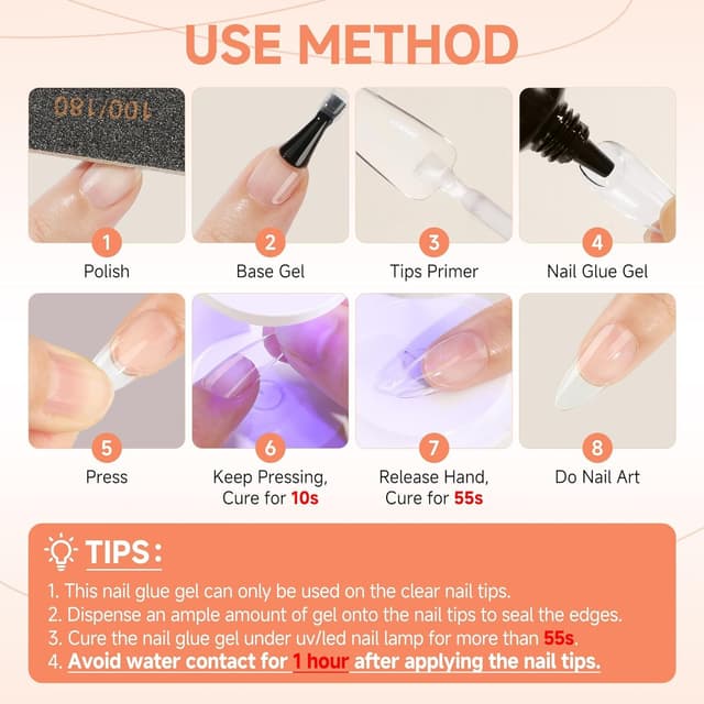 Thumbnail 6 de UNA GELLA Nagelkleber 15ml Gelkleber für Soft Gel Tips