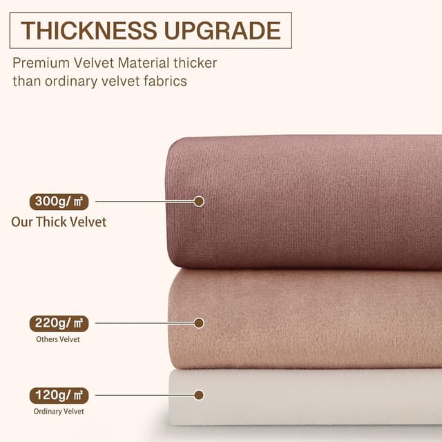 Thumbnail 4 de StangH Theater Red Velvet Curtains 84 in. 🪟