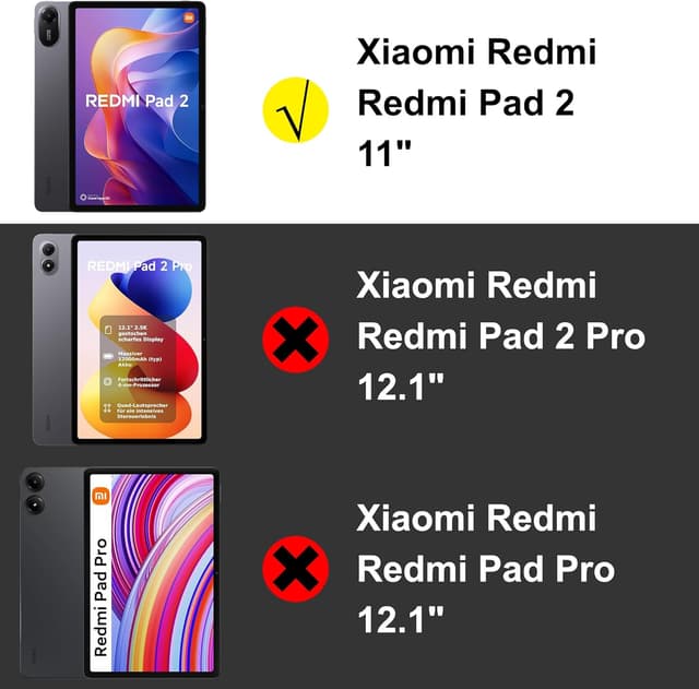 Thumbnail 6 de Lemxiee Kamera Schutzfolie 3 Stück Redmi Pad 2