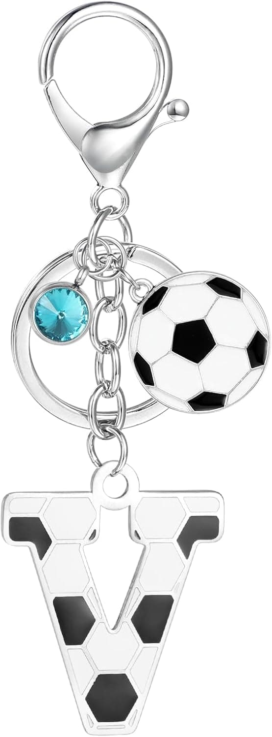 Detalle de MWOOT Football Alphabet Keychain