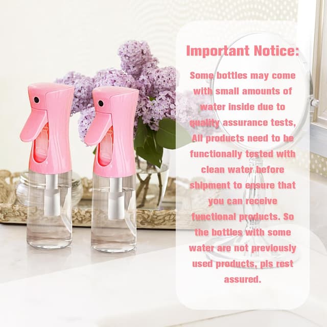 Detalle de Bottiglia Spray a Nebbia Fine 200 ml in PET (senza BPA) per capelli, pelle, piante e animali