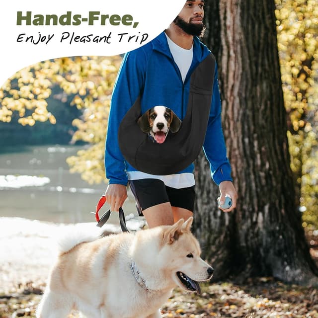 Detalle 2 de Pawaboo Small Dog Sling Carrier 12 lb