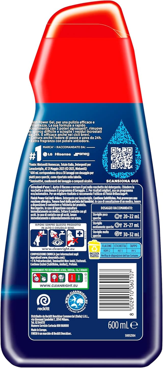 Thumbnail 2 de Finish Powergel detersivo lavastoviglie 210 lavaggi