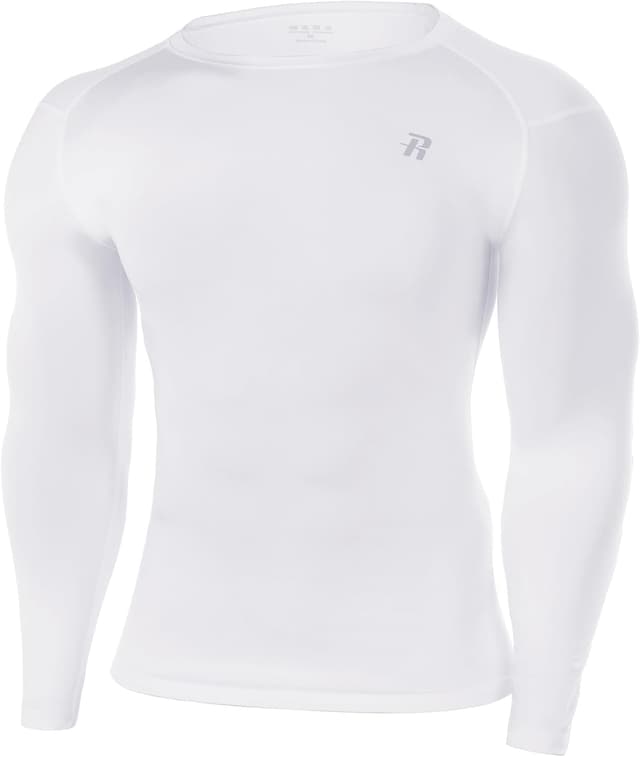 Detalle de Runhit Men’s Compression Base Layer Long Sleeve Top (UPF 50+ quick-dry)
