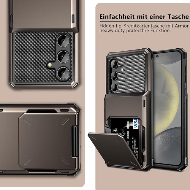 Thumbnail 5 de Vunake Hülle Galaxy S24 Wallet max 4 Karten