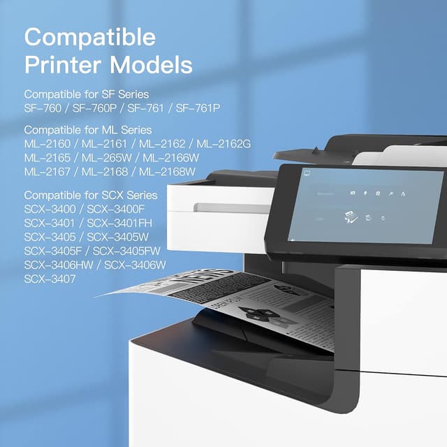 Detalle 2 de GPC IMAGE MLT-D101S kompatibler Toner (schwarz) für Samsung – 2er-Pack